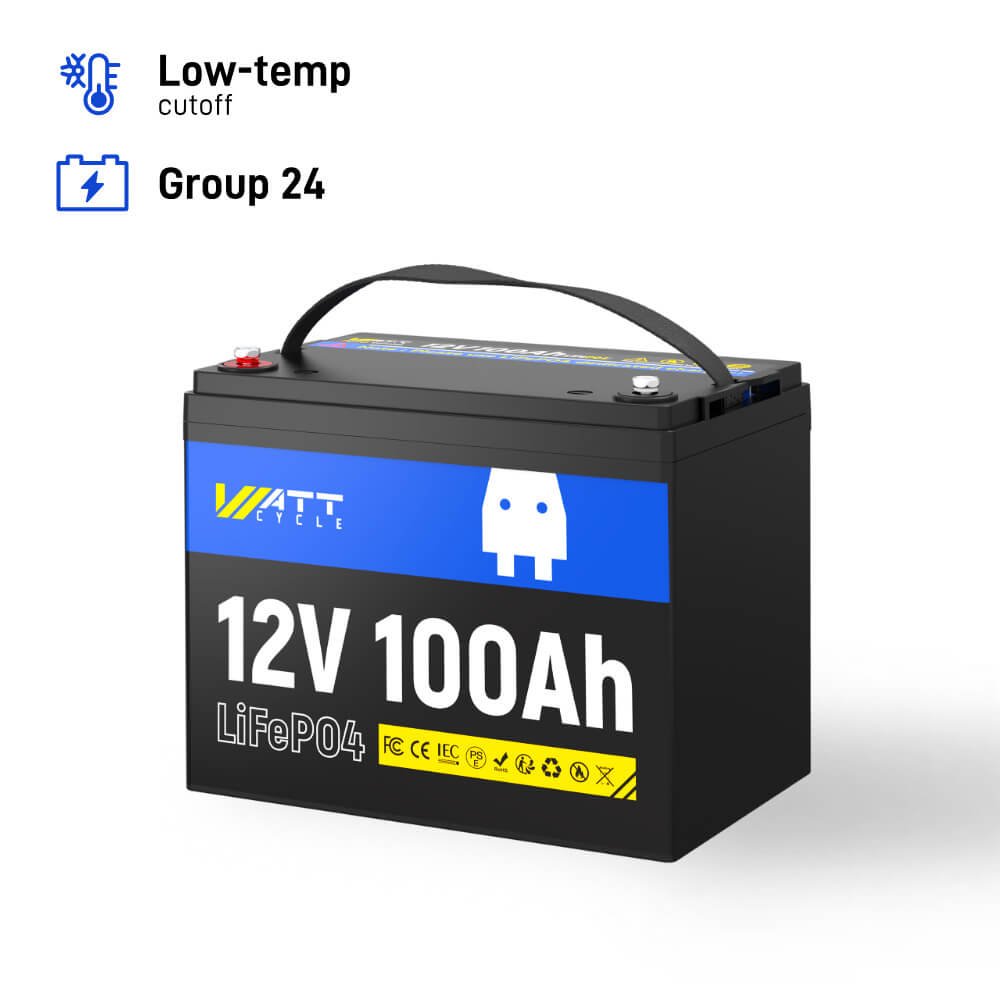 WattCycle Group 24 de 12 V y 100 Ah