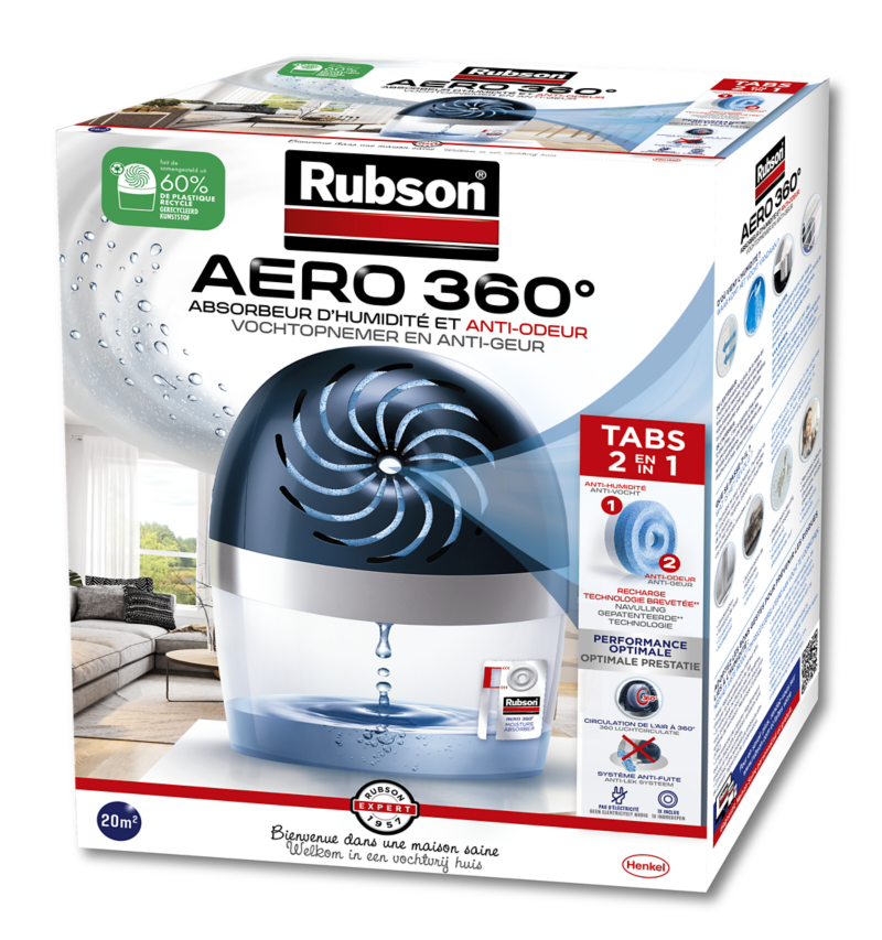 Rubson AERO 360° absorbedor de humedad 20 m²